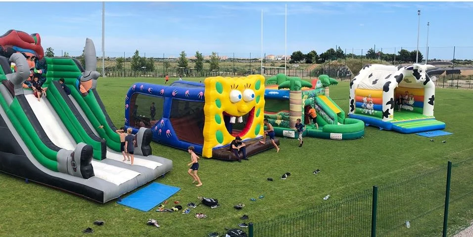 Les gonflables en plein air