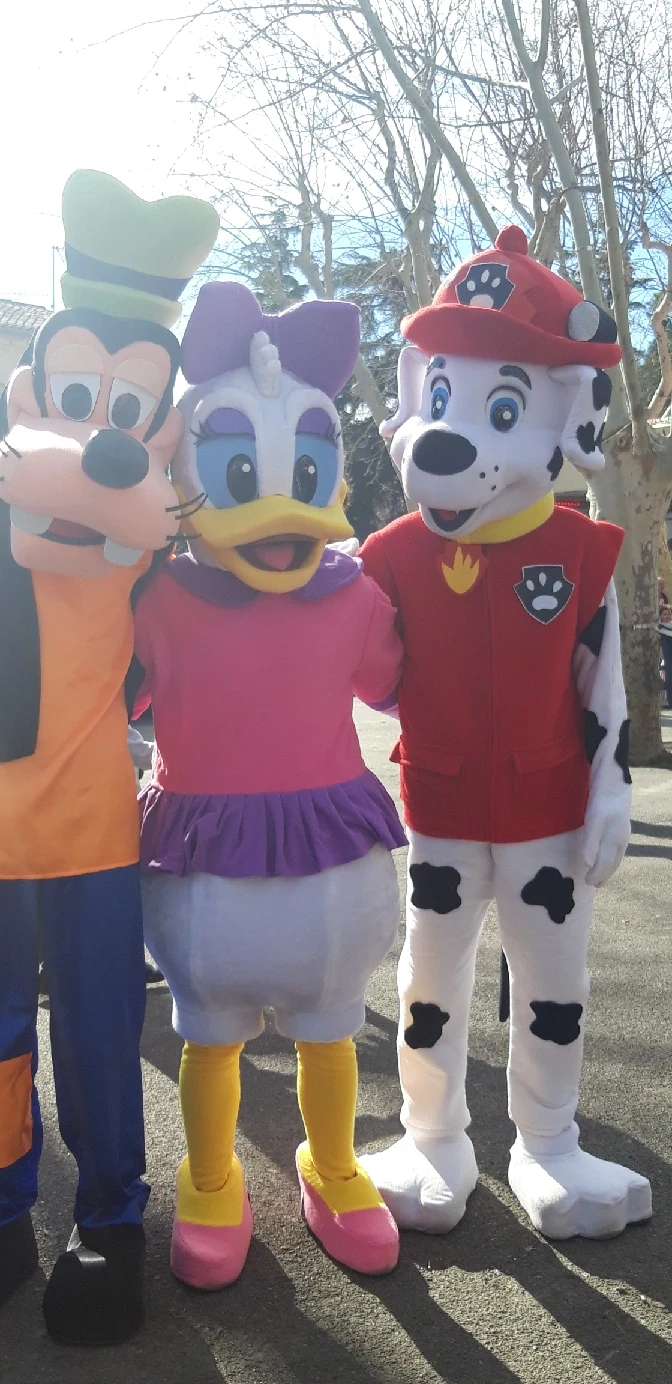 Rencontre avec les mascottes